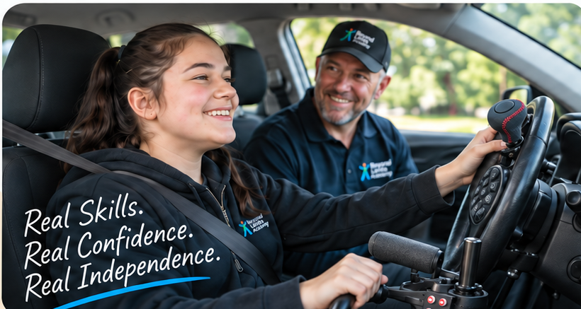 Adaptive driver training with Beyond Limits Academy